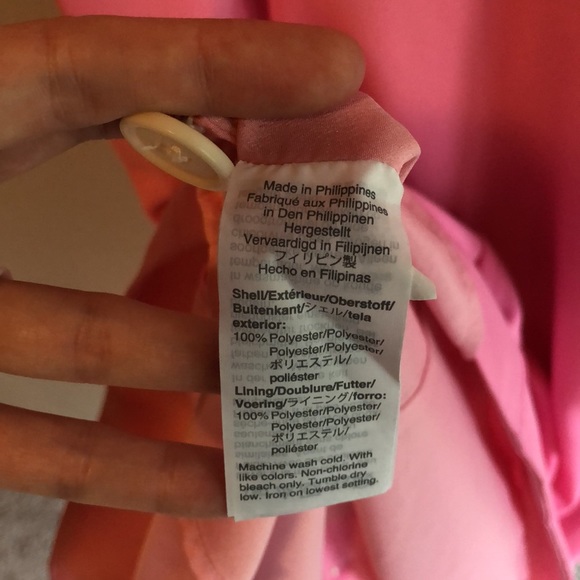 J. Crew 2 Tall cap sleeve pink button up dress size 2T - Picture 5 of 5